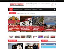 Tablet Screenshot of bigwestracing.com